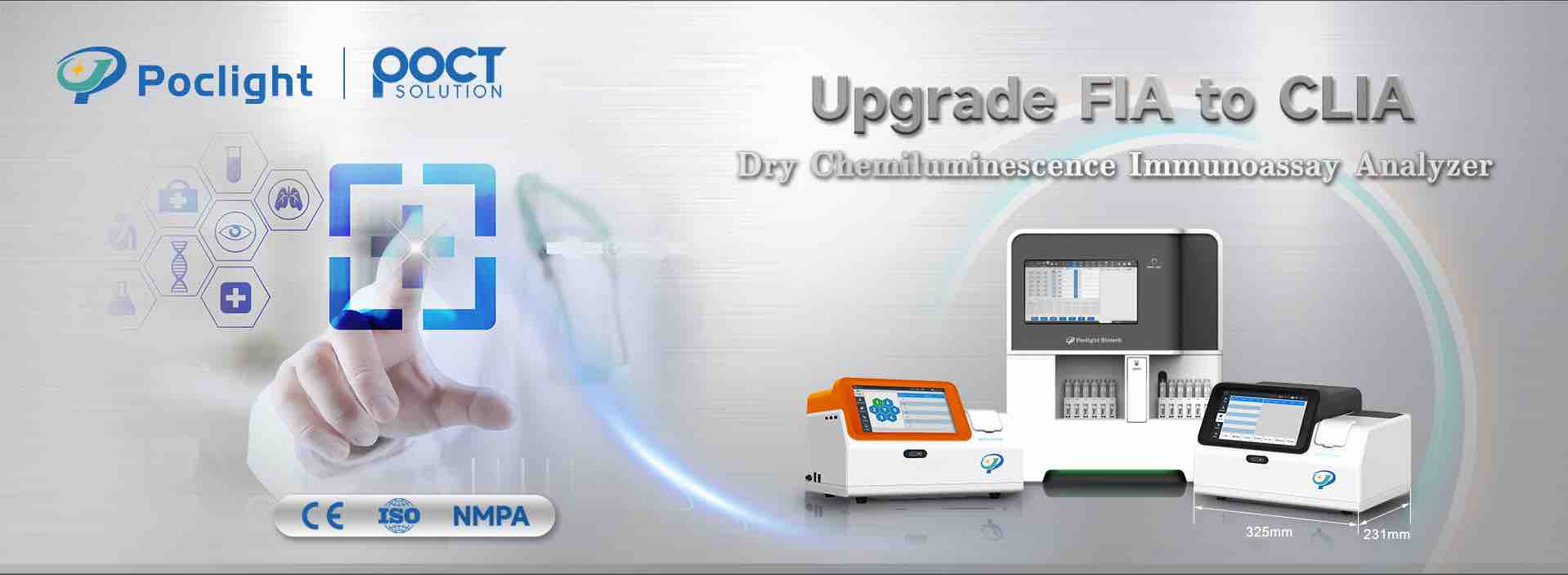 Analizador CLIA semiautomático de laboratorio chino de alta calidad para uso veterinario y humano. Solución médica integral.